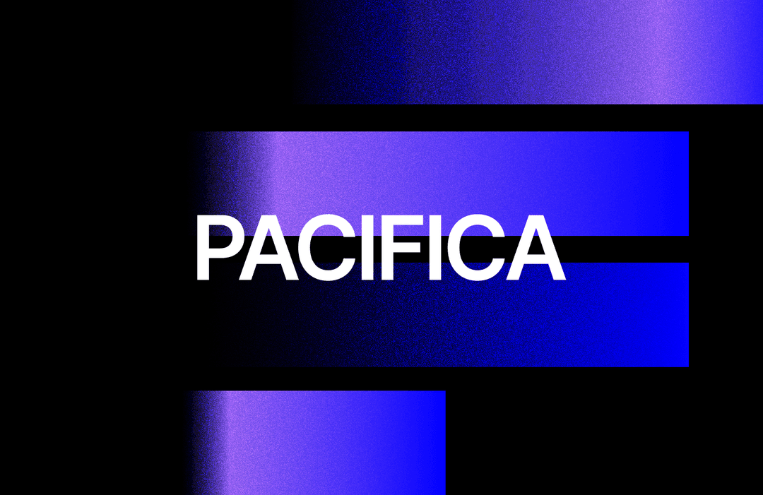 lines in gradient and a large title PACIFICA